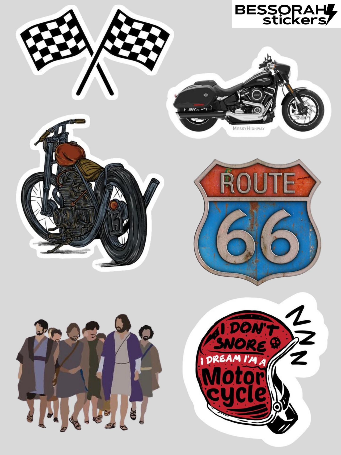 Stickers - Motor Cycle